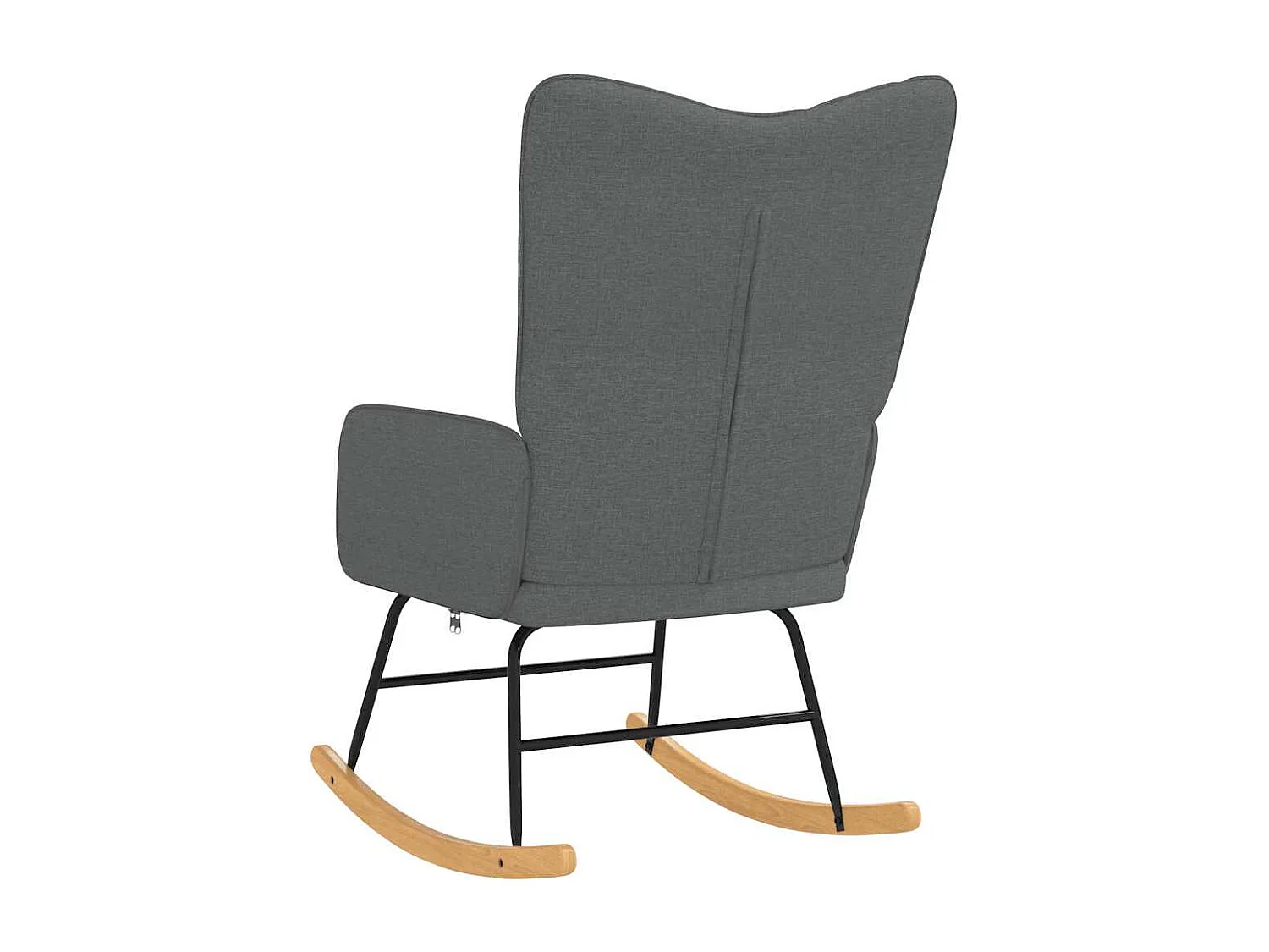 Fauteuil à bascule d'allaitement tissu grise 61 x 78 x 98 cm DEC028985