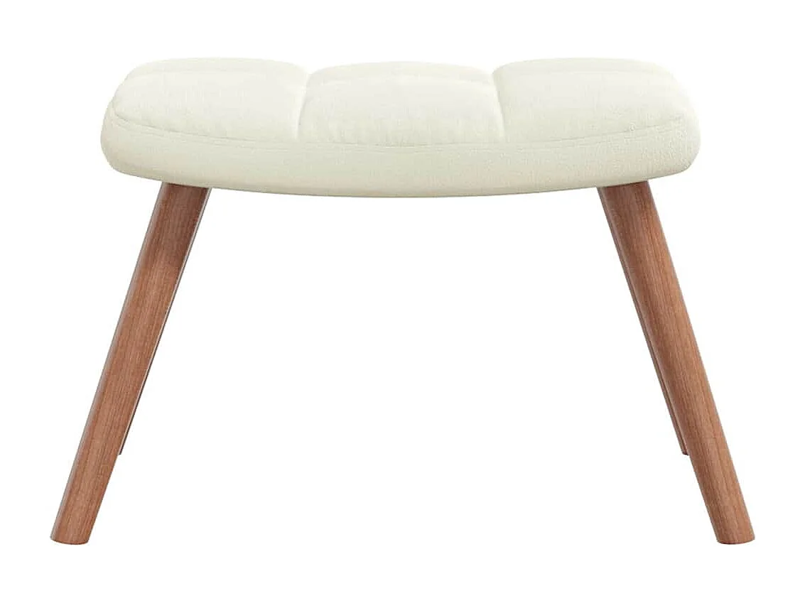 Fauteuil à bascule d'allaitement crème 61 x 78 x 98 cm DEC028772