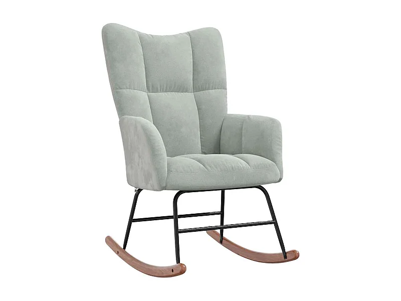 Fauteuil à bascule d'allaitement grise 61 x 78 x 98 cm DEC028970