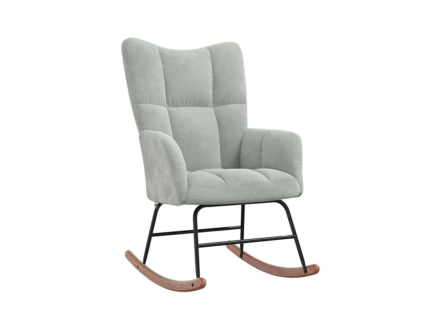 Fauteuil à bascule d'allaitement grise 61 x 78 x 98 cm DEC028970