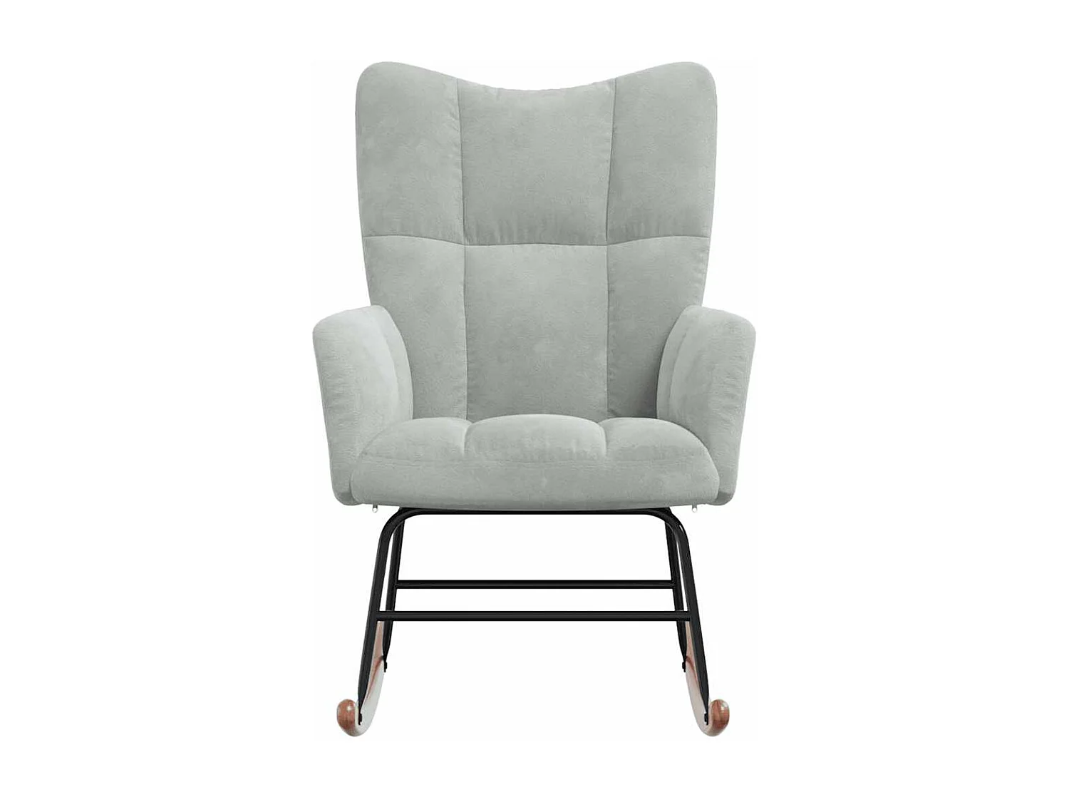 Fauteuil à bascule d'allaitement grise 61 x 78 x 98 cm DEC028970