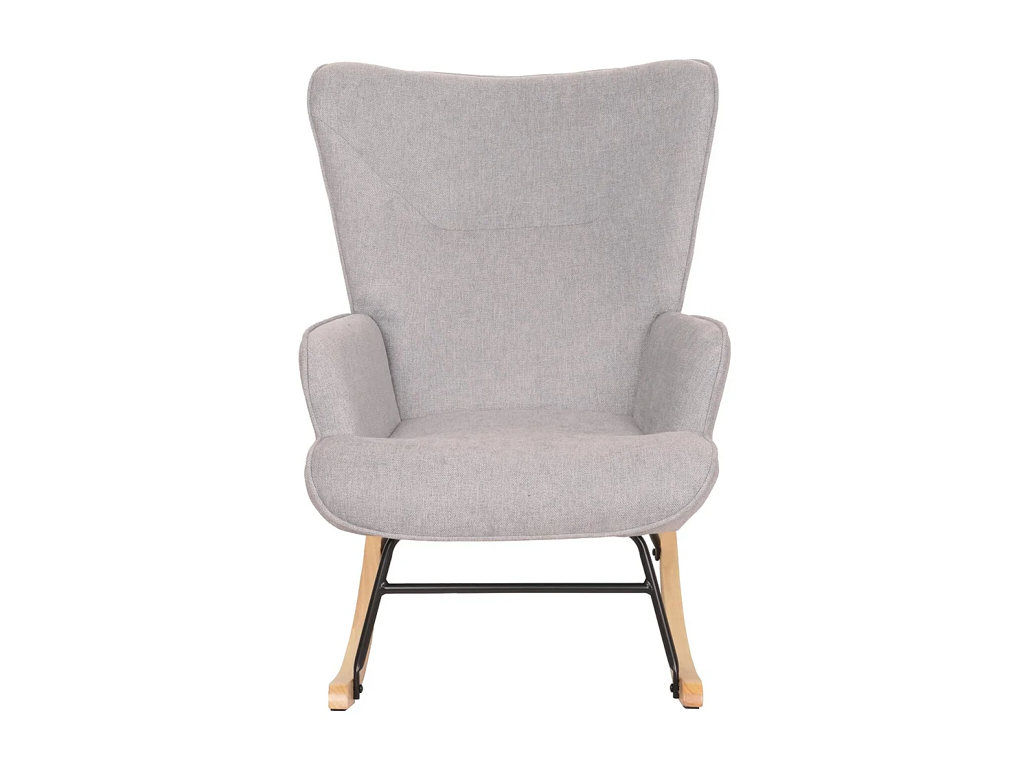 Fauteuil à bascule relaxation métal marron 70 x 33 x 70 cm 04_0006911