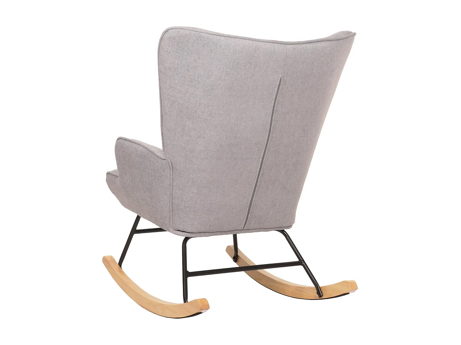 Fauteuil à bascule relaxation métal marron 70 x 33 x 70 cm 04_0006911