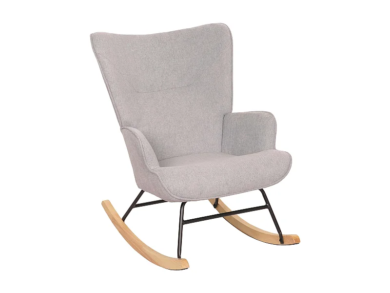 Fauteuil à bascule relaxation métal marron 70 x 33 x 70 cm 04_0006911