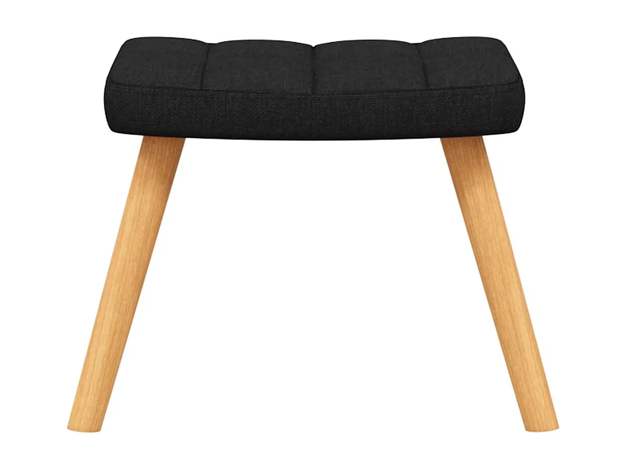 Fauteuil à bascule d'allaitement tissu noire 61 x 78 x 98 cm DEC028880