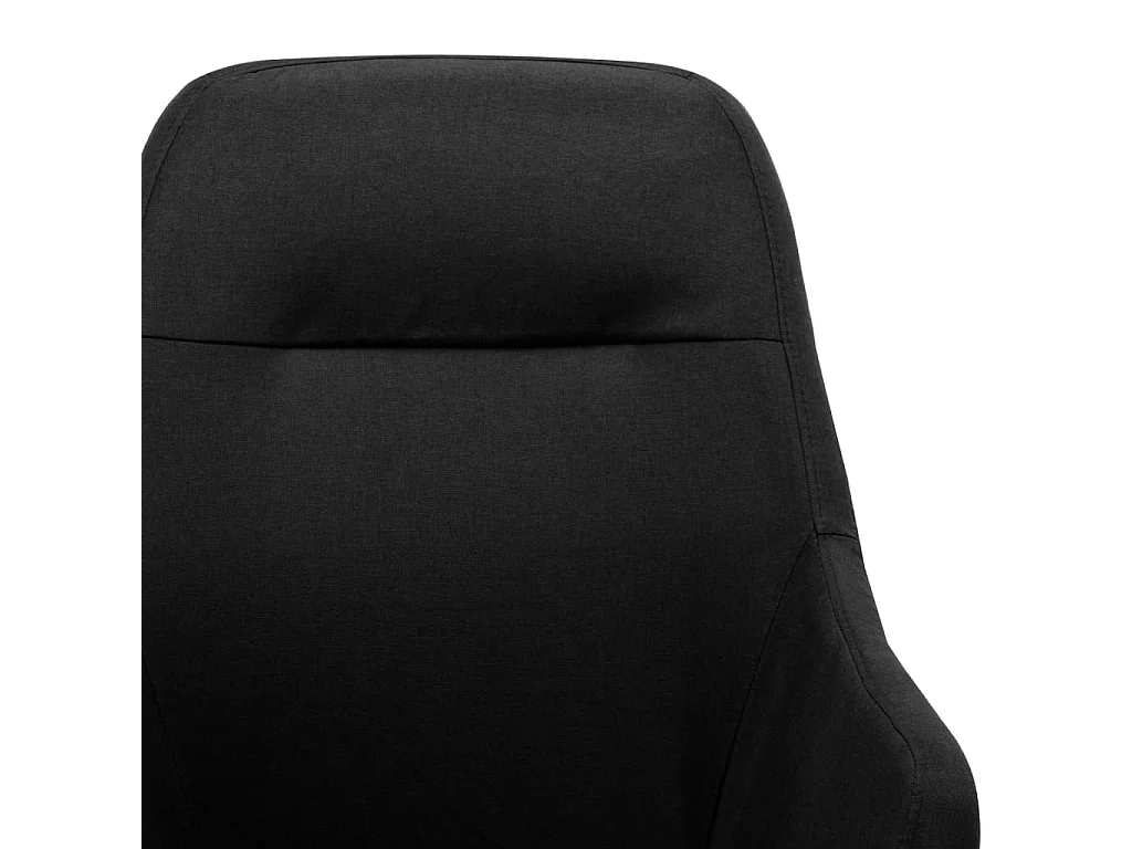 Fauteuil à bascule d'allaitement tissu noire 61 x 80.5 x 89 cm DEC029052