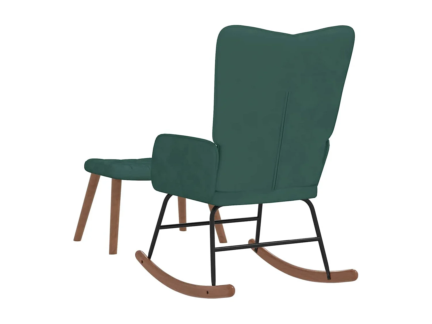 Fauteuil à bascule rembourré 61 x 78 x 98 cm DEC028853