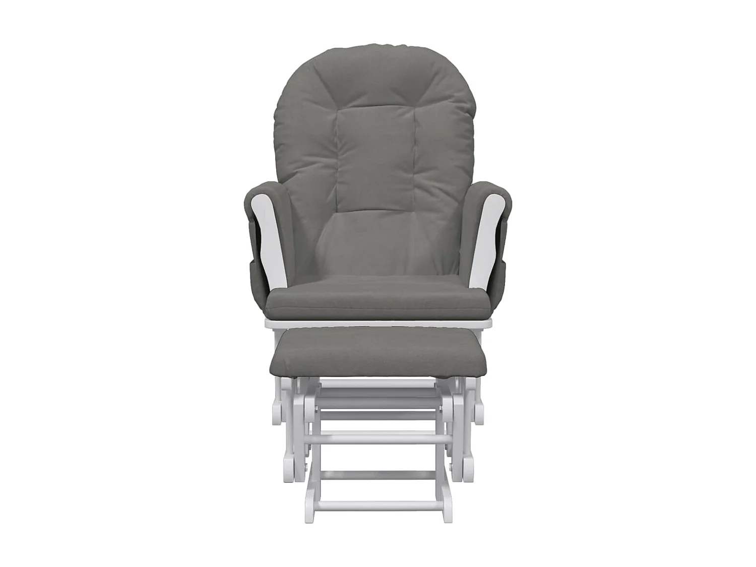 Fauteuil de relaxation chaise tissu grise 70 x 72 x 107 cm DEC028742