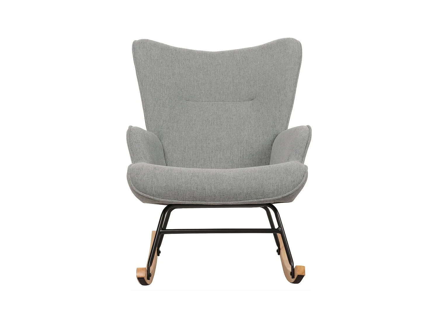 Fauteuil à bascule relaxation métal marron 70 x 33 x 70 cm 04_0006913