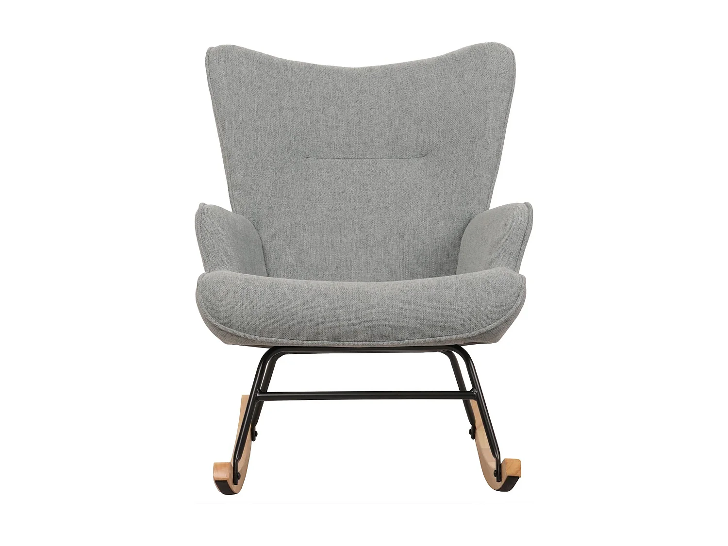 Fauteuil à bascule relaxation métal marron 70 x 33 x 70 cm 04_0006913