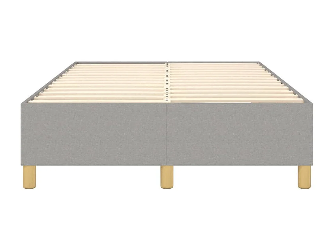 Sommier à lattes sur tissu grise 203 x 120 x 35 cm TDL0207205