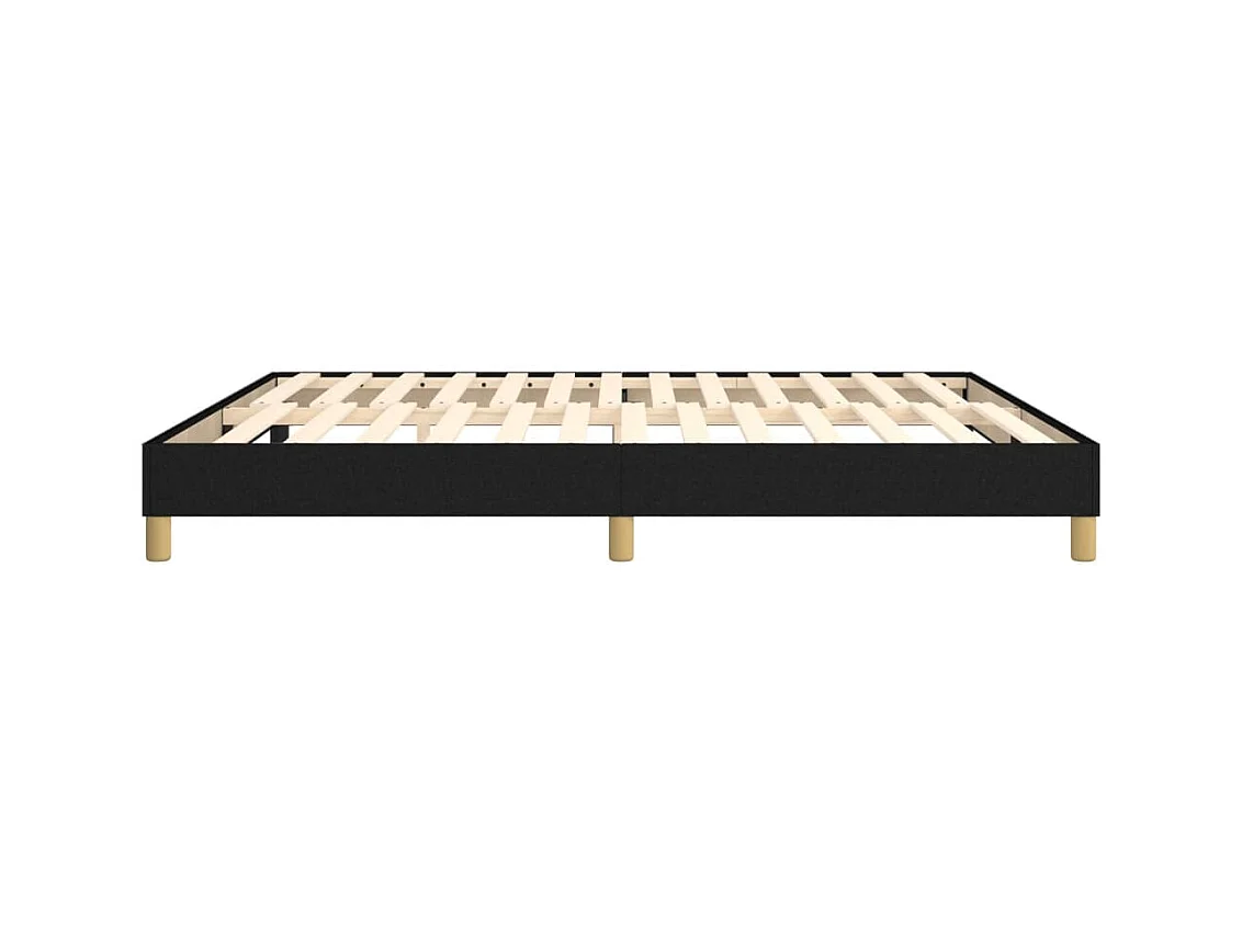 Sommier à lattes sur tissu noire 203 x 180 x 25 cm TDL0206998
