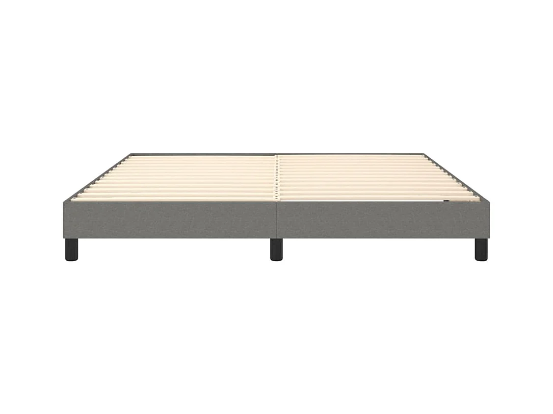 Sommier à lattes sur tissu grise 203 x 160 x 25 cm TDL0207127
