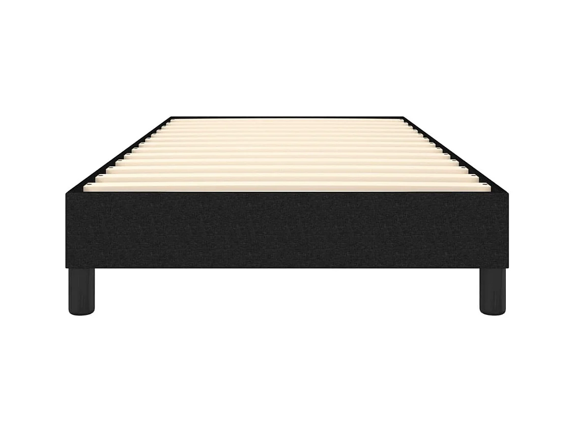 Sommier à lattes sur tissu noire 203 x 100 x 25 cm TDL0207039