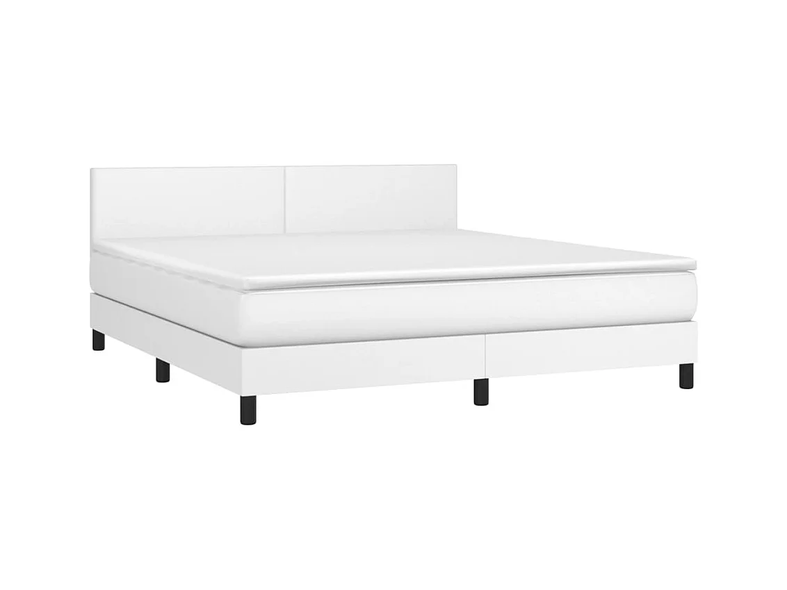 Cadre de lit LED blanche 203 x 180 x 88 cm TDL0208718