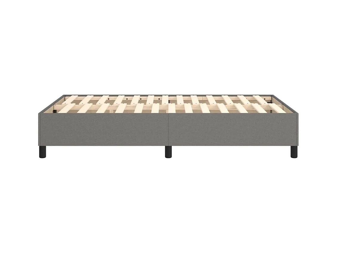 Sommier à lattes sur tissu grise 203 x 120 x 35 cm TDL0207143