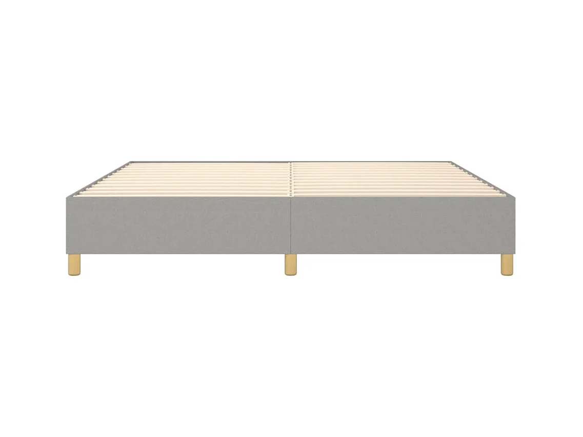 Sommier à lattes sur tissu grise 203 x 200 x 35 cm TDL0207176