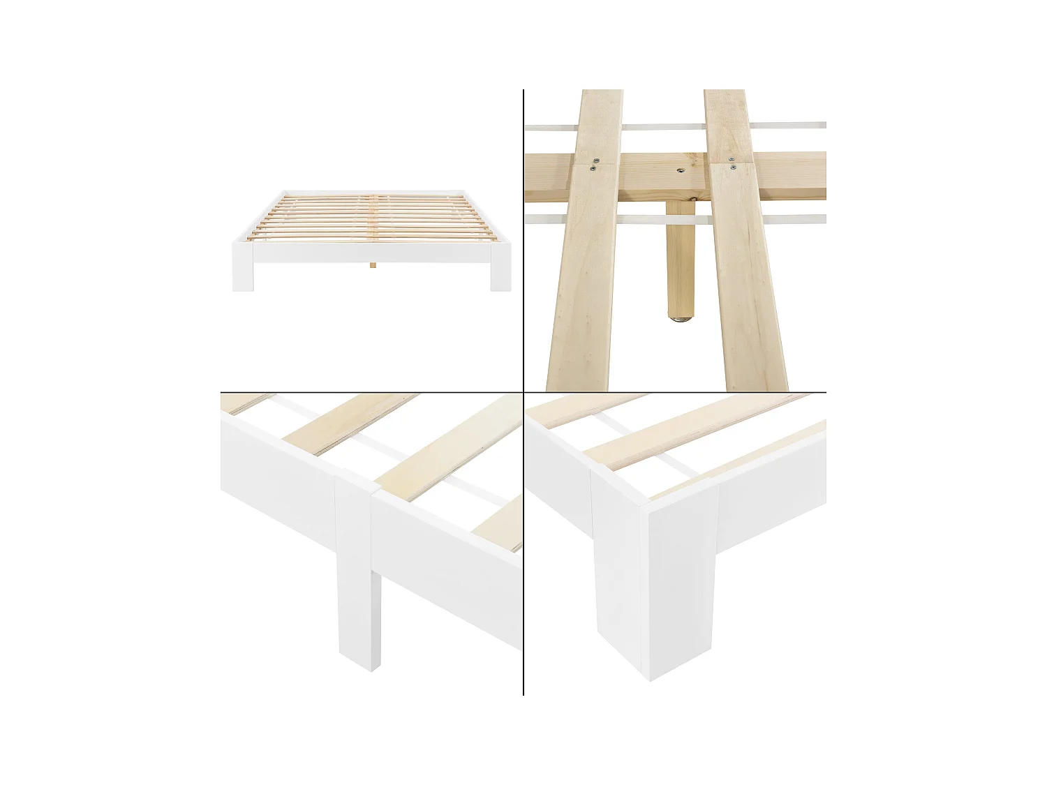 Cadre de lit avec 204 x 144 x 30 cm 03_0004921