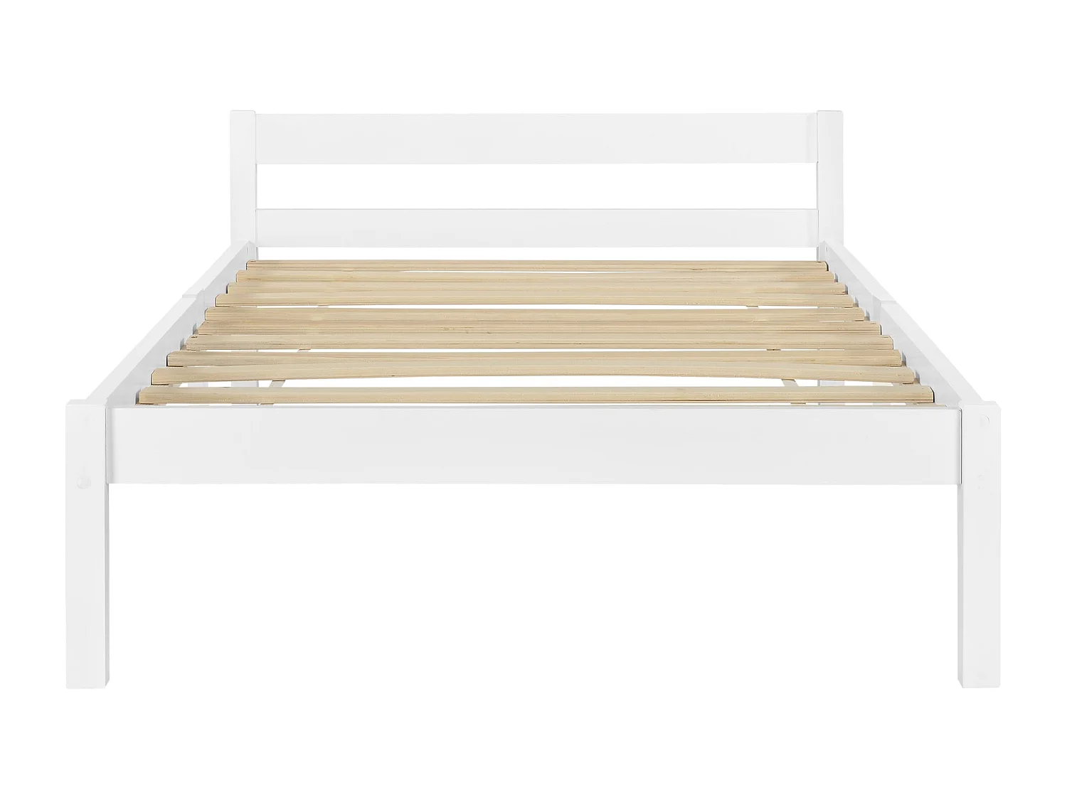 Cadre de lit avec blanche 206 x 126 x 50 cm 03_0004987