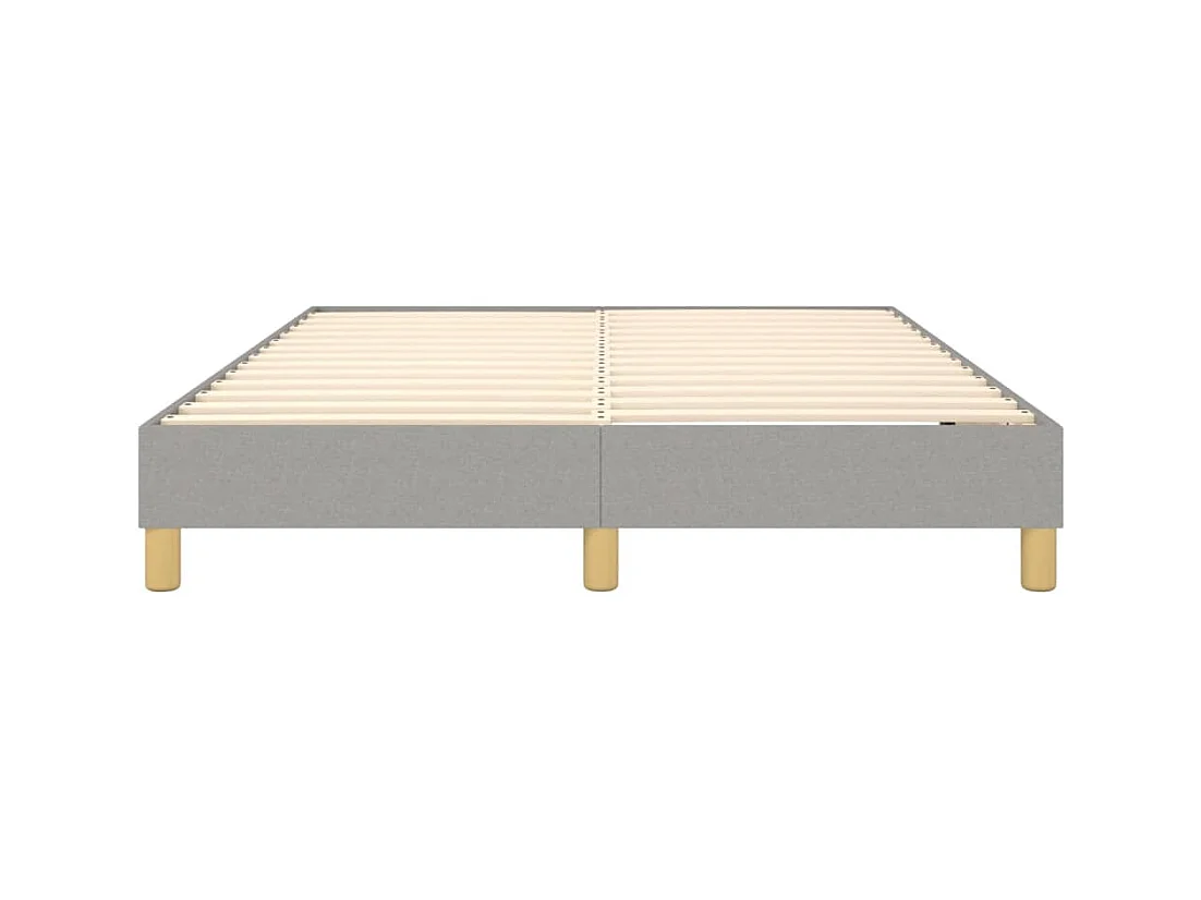 Sommier à lattes sur tissu grise 193 x 140 x 25 cm TDL0207197