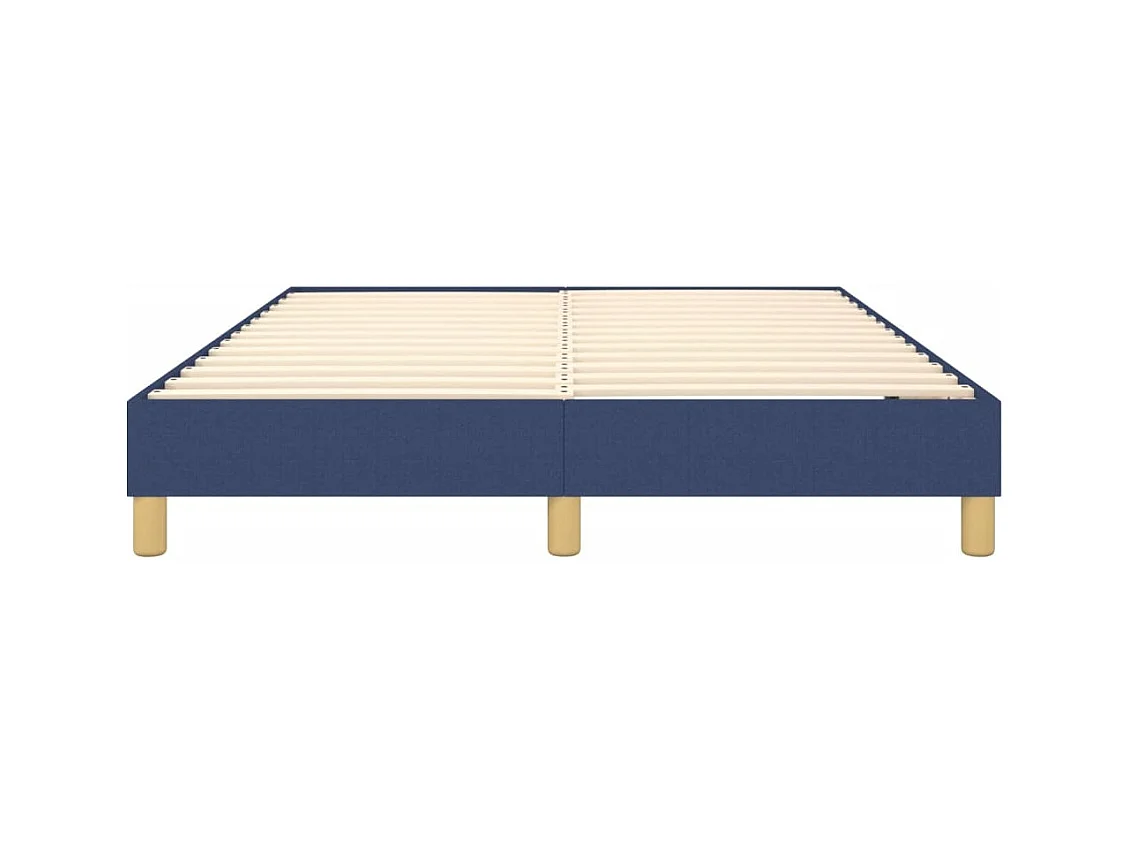Sommier à lattes sur tissu bleue 203 x 140 x 25 cm TDL0207339