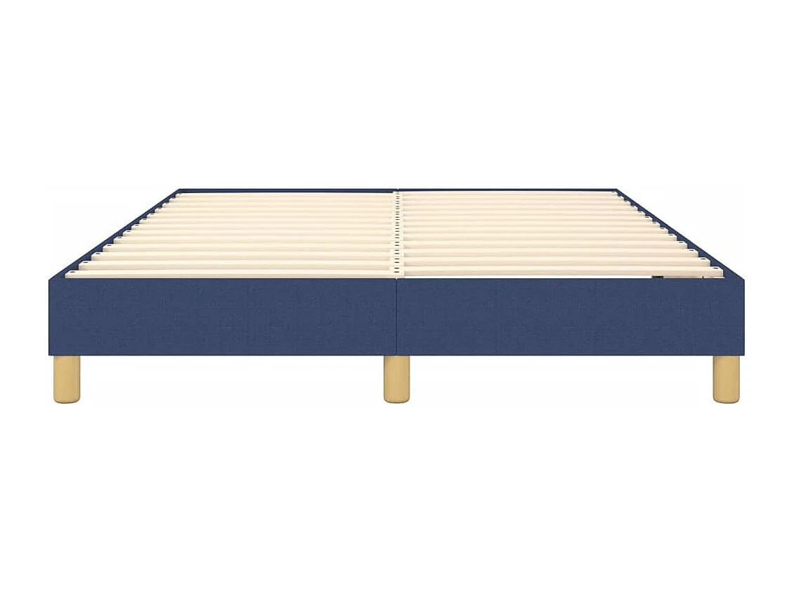 Sommier à lattes sur tissu bleue 203 x 140 x 25 cm TDL0207339