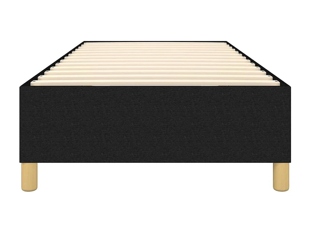 Sommier à lattes sur tissu noire 203 x 100 x 35 cm TDL0207041