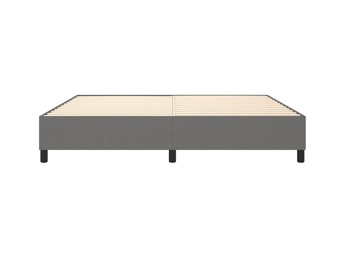 Sommier à lattes sur tissu grise 203 x 200 x 35 cm TDL0207113