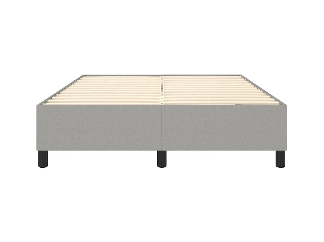 Sommier à lattes sur tissu grise 203 x 140 x 35 cm TDL0207194