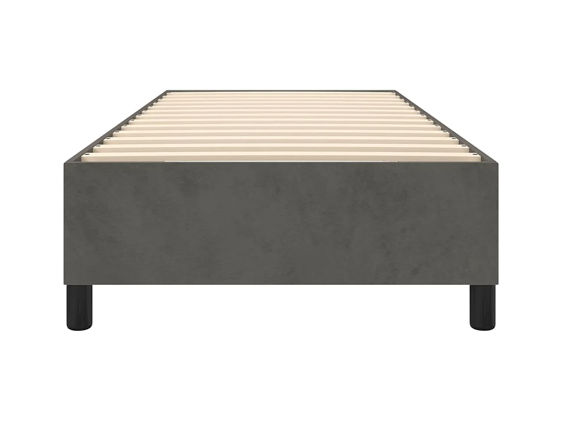 Sommier à lattes sur tissu grise 203 x 100 x 35 cm TDL0207148