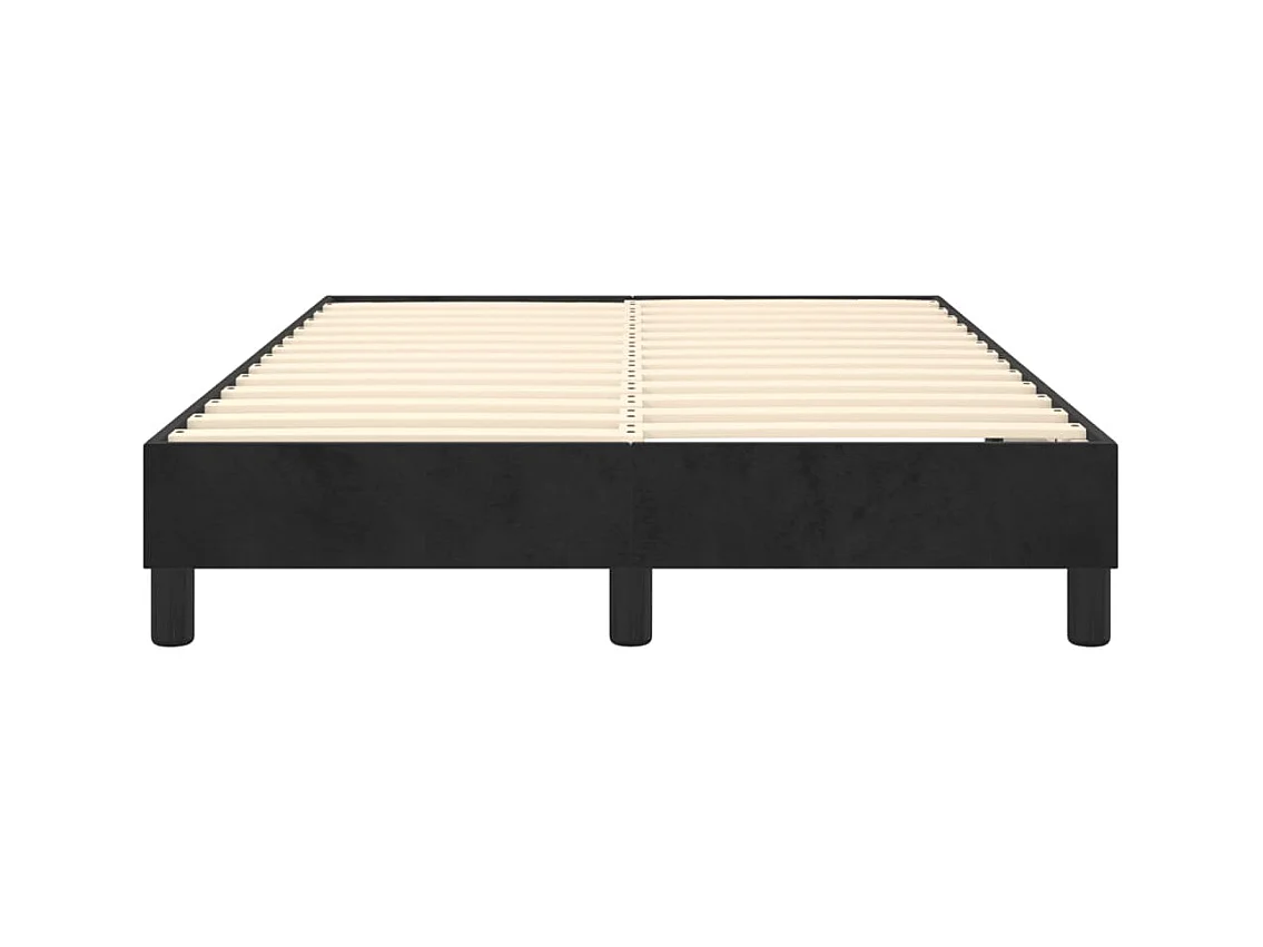 Sommier à lattes sur tissu noire 203 x 120 x 25 cm TDL0207028
