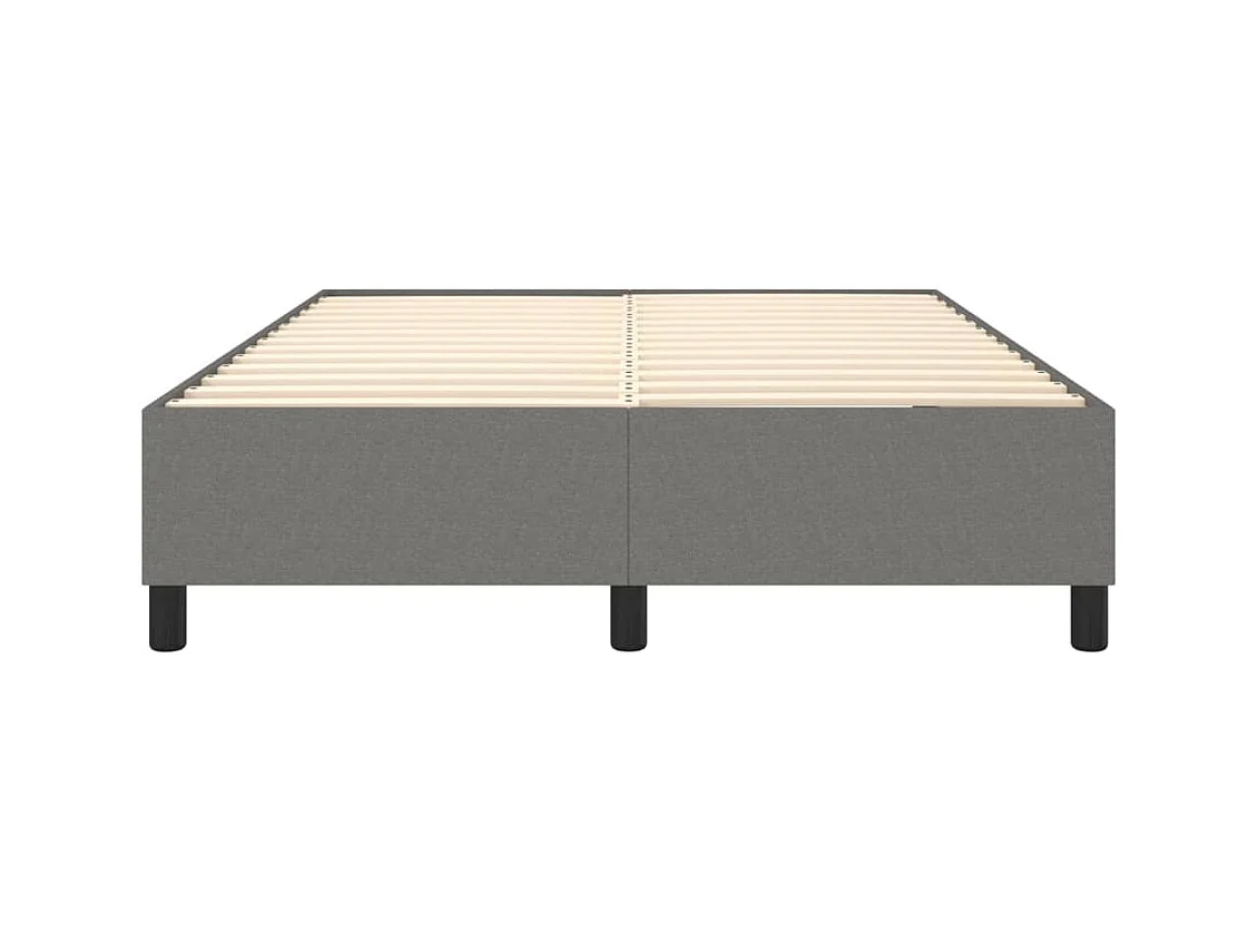 Sommier à lattes sur tissu grise 203 x 140 x 35 cm TDL0207134