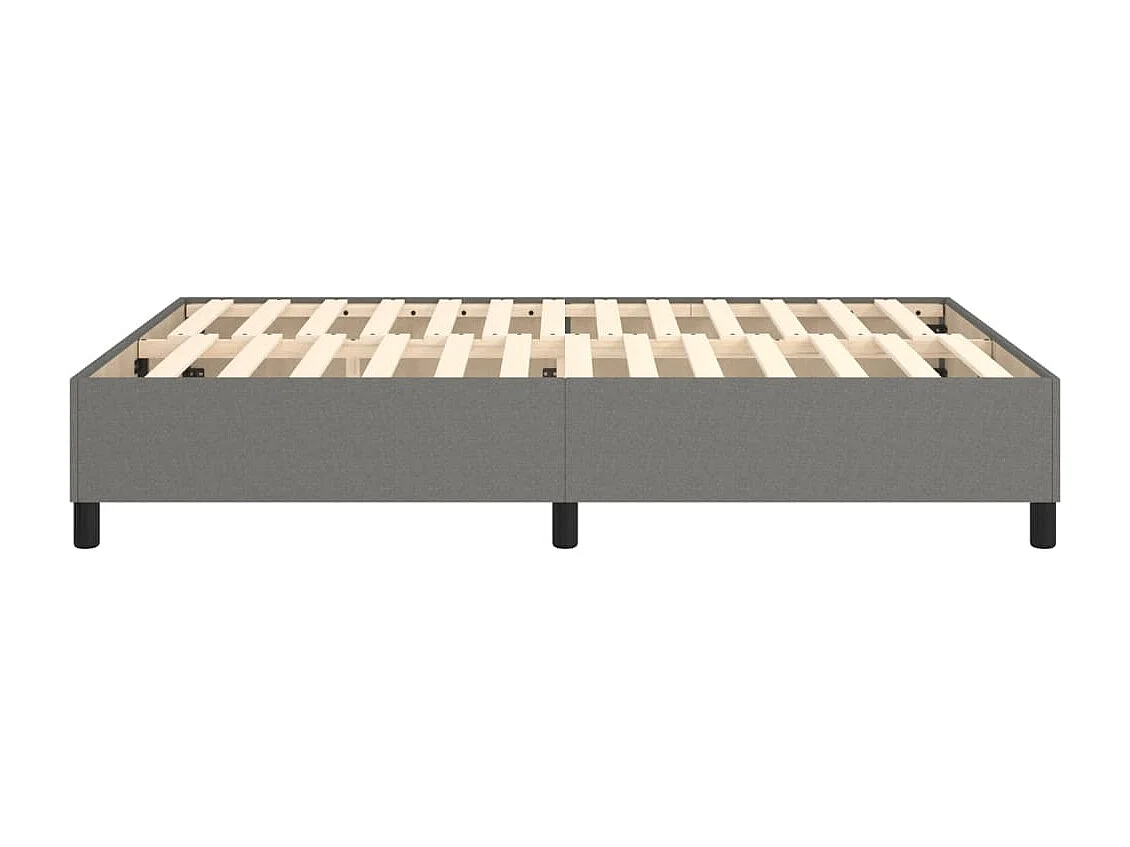 Sommier à lattes sur tissu grise 203 x 140 x 35 cm TDL0207134