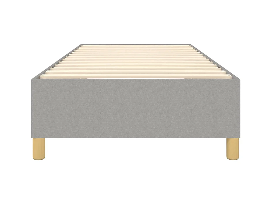 Sommier à lattes sur tissu grise 203 x 100 x 35 cm TDL0207209