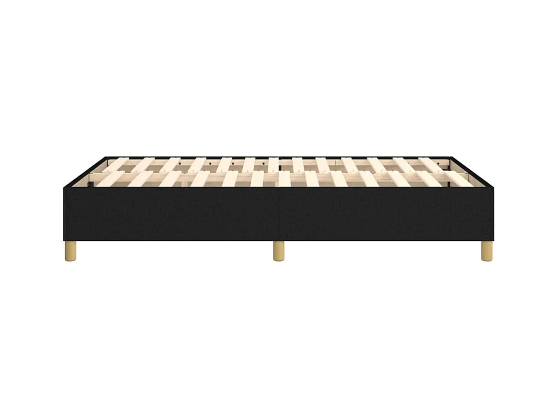 Sommier à lattes sur tissu noire 203 x 120 x 35 cm TDL0207033