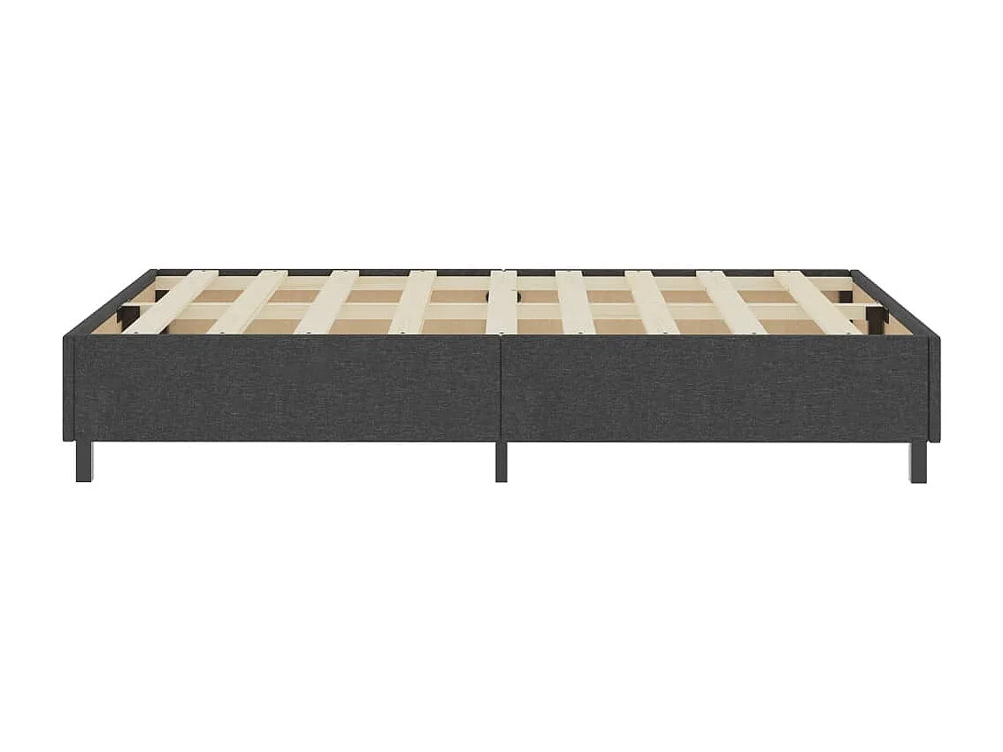 Sommier à lattes sur tissu grise 201 x 120.5 x 35.5 cm TDL0208036