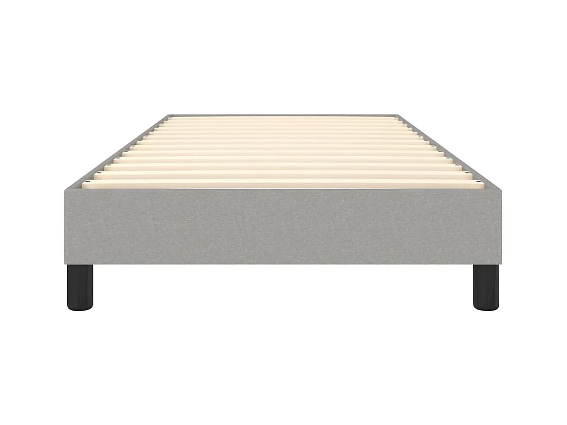 Sommier à lattes sur tissu grise 203 x 100 x 25 cm TDL0207210