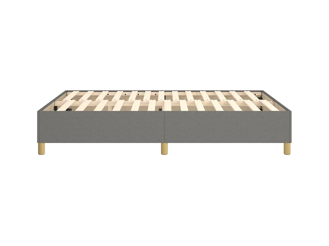 Sommier à lattes sur tissu grise 203 x 140 x 35 cm TDL0207131