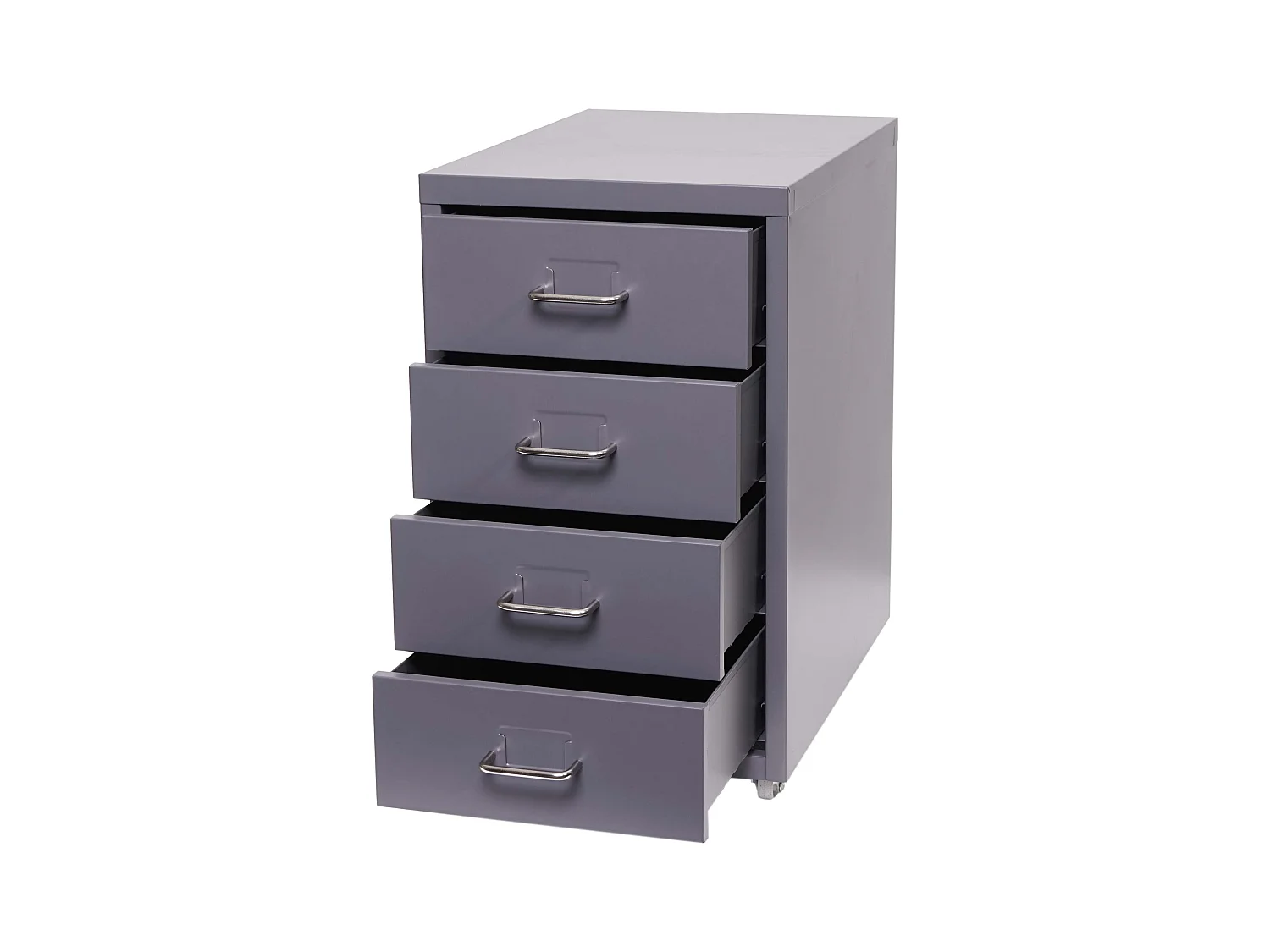 Caisson à tiroirs armoire grise 46 x 7 x 62 cm 04_0008262