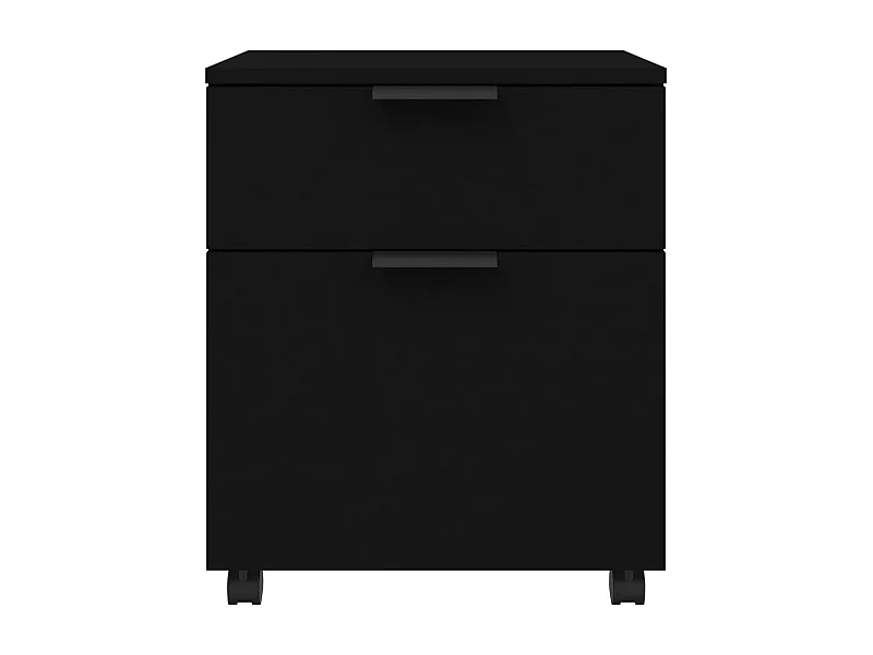 Caissons à tiroirs meuble bois marron 45 x 38 x 54 cm DEC024565