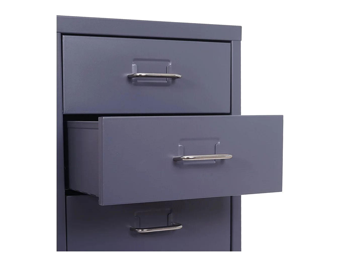 Caisson à tiroirs armoire grise 46 x 8 x 115 cm 04_0008256