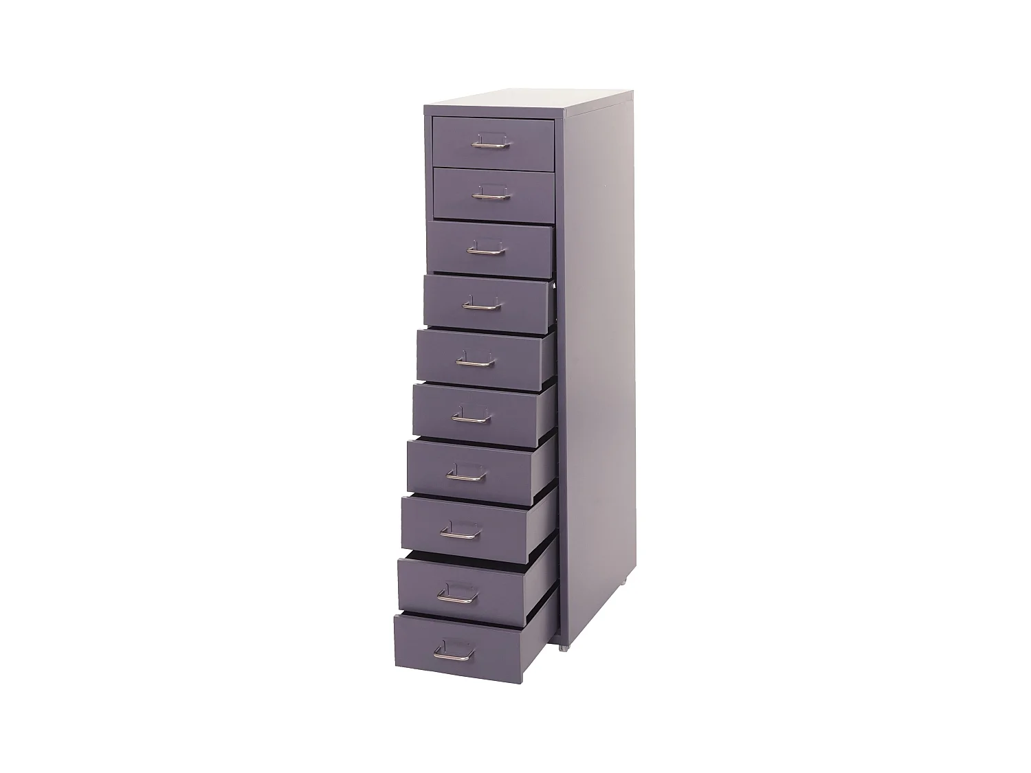 Caisson à tiroirs armoire grise 46 x 8 x 115 cm 04_0008256