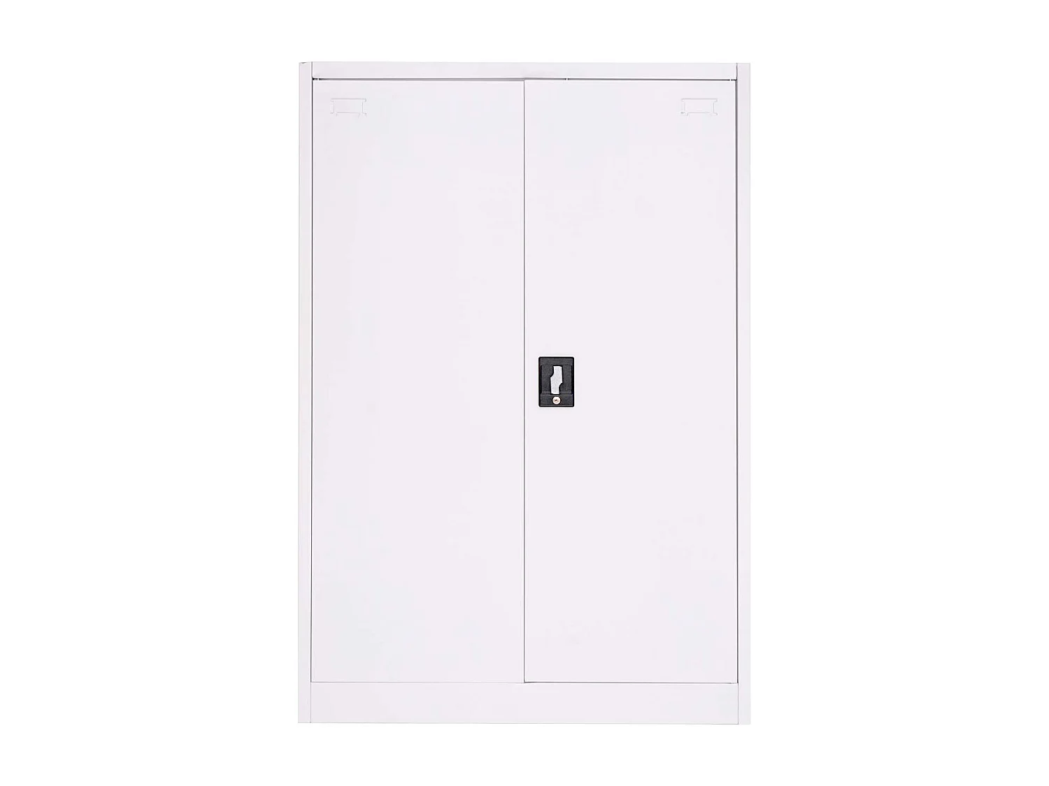 Armoire de bureau étagère métal blanche 90 x 40 x 140 cm 04_0001472