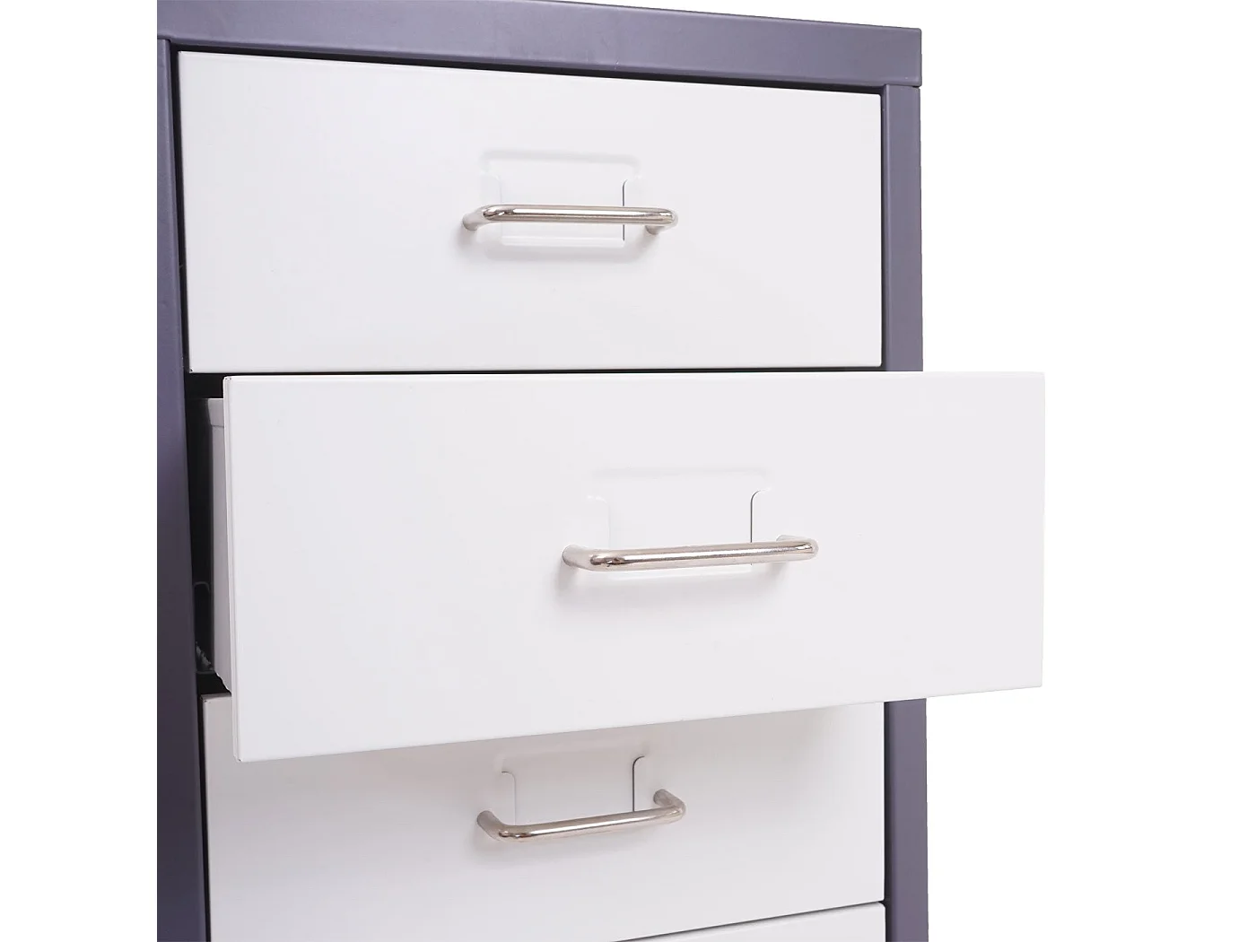 Caisson à tiroirs armoire blanche 47 x 8 x 75 cm 04_0008259