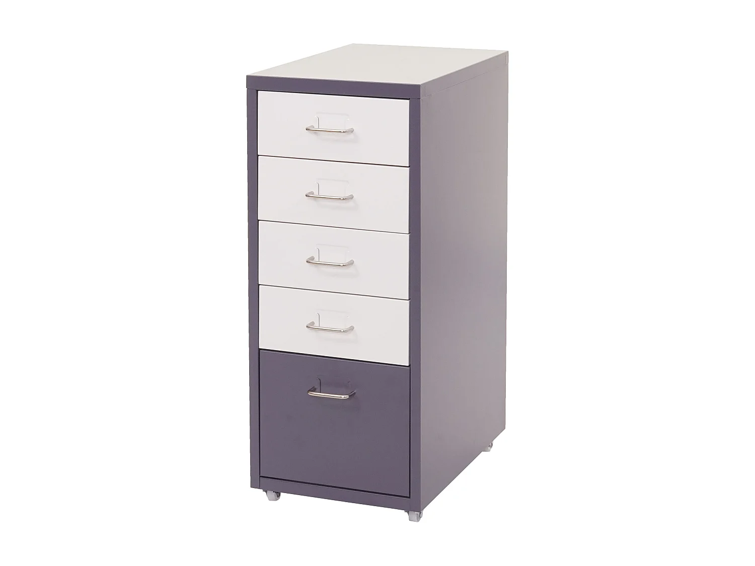 Caisson à tiroirs armoire blanche 47 x 8 x 75 cm 04_0008259