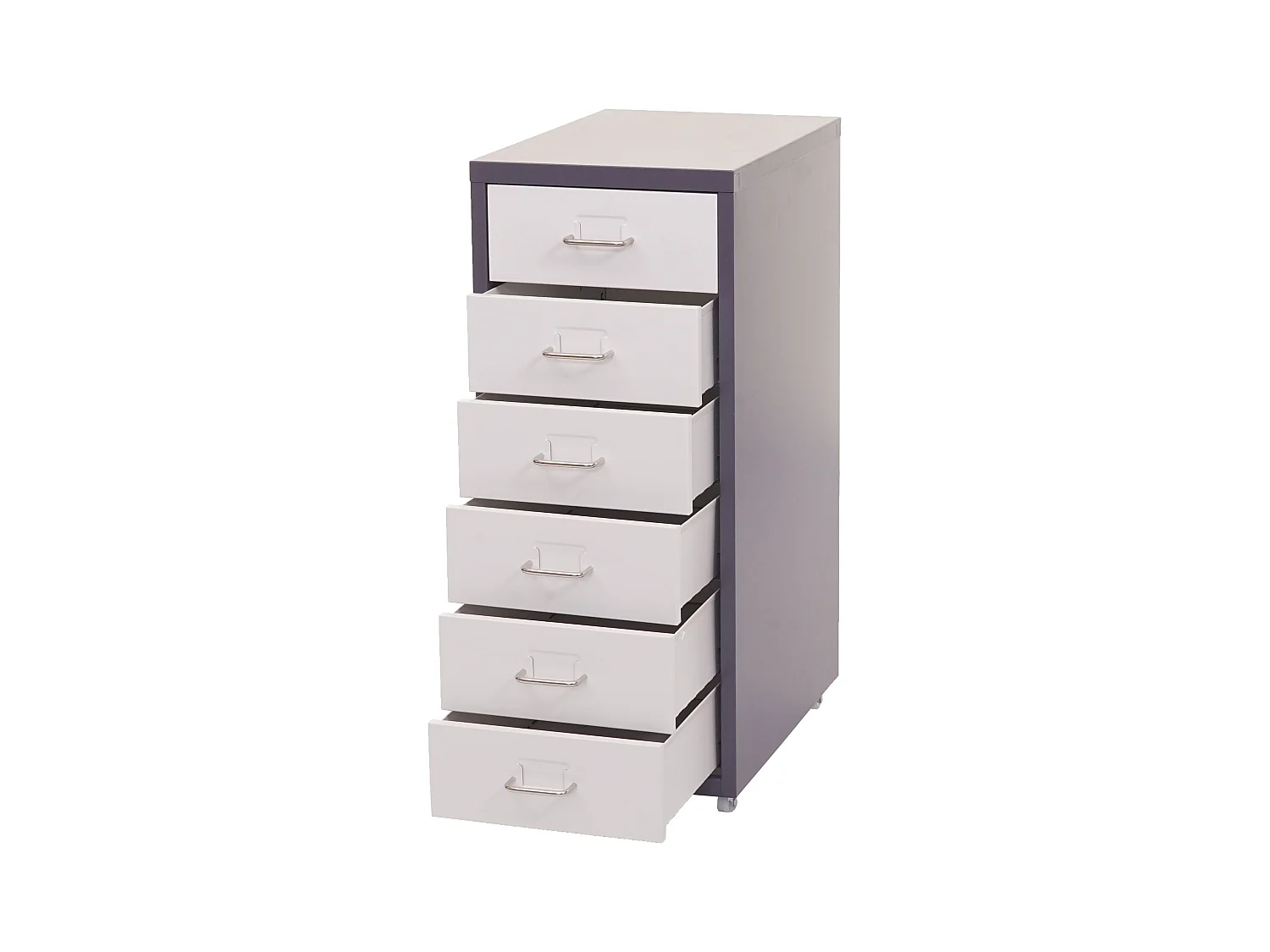 Caisson à tiroirs armoire blanche 46 x 8 x 74 cm 04_0008260