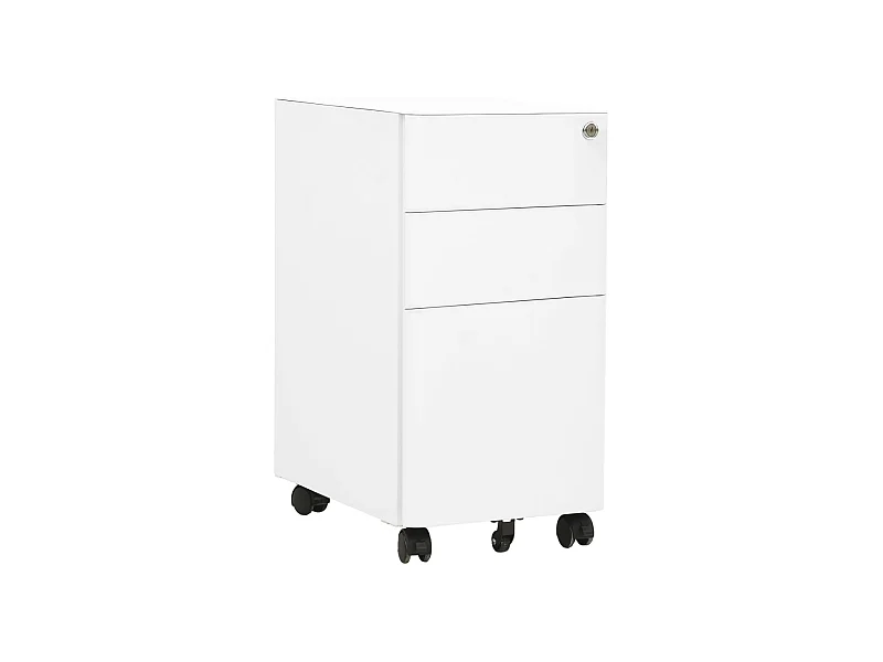 Caissons à tiroirs meuble blanche 30 x 45 x 59 cm DEC024570