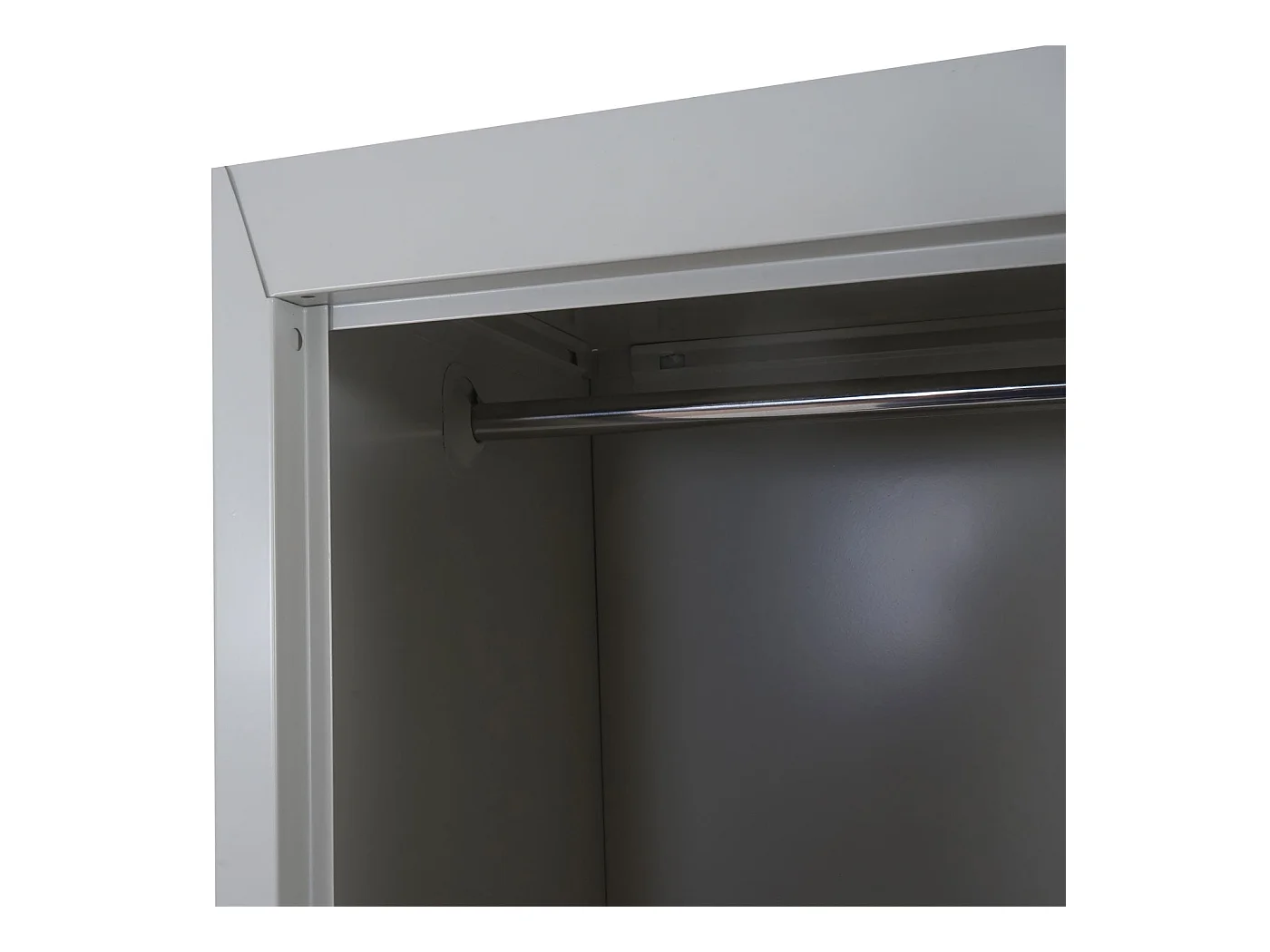 Casier armoire de rangement métal grise 38 x 45 x 185 cm 04_0001661