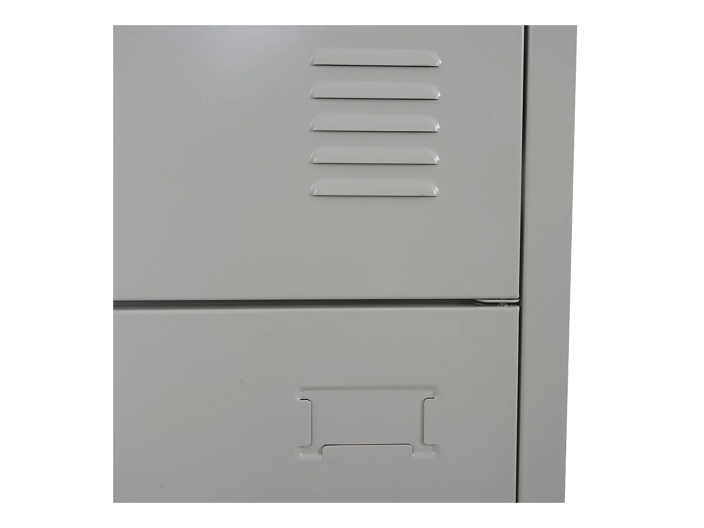 Casier armoire de rangement métal grise 38 x 45 x 185 cm 04_0001661