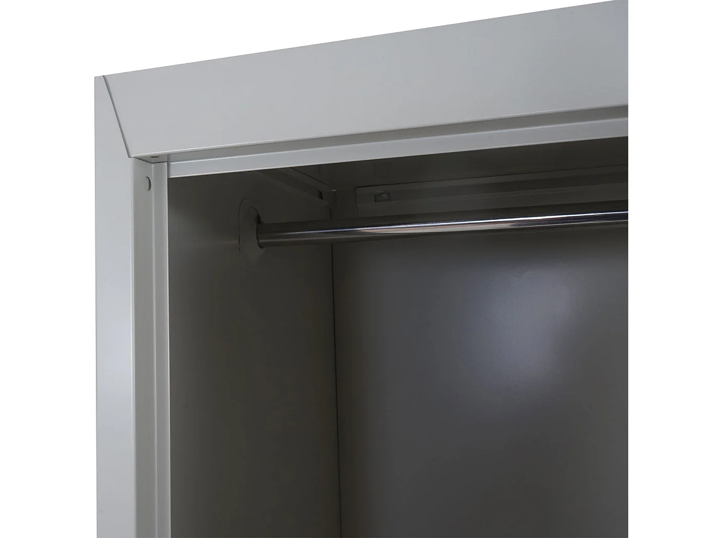 Casier armoire de rangement métal grise 38 x 45 x 185 cm 04_0001661